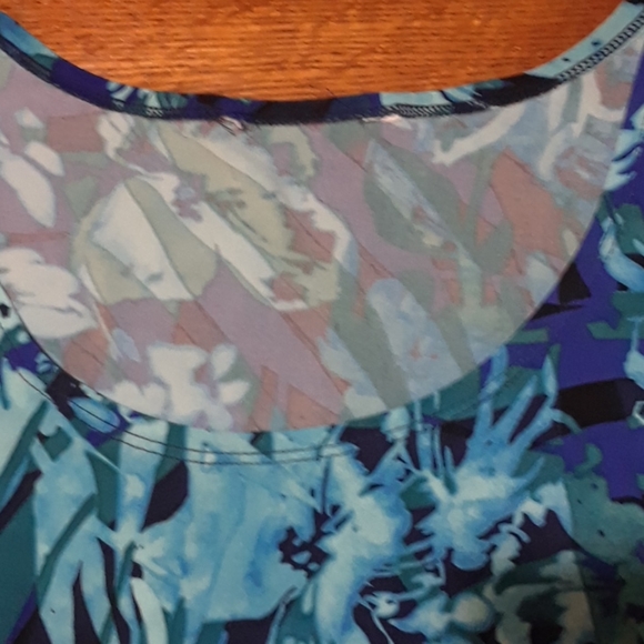 Beautiful Blue Floral Pattern dress - Picture 5 of 6